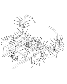 Control Assembly Diagram and Parts List for L60-KH (53AH8CTD050-27HP)(2011) Cub Cadet Lawn Tractor